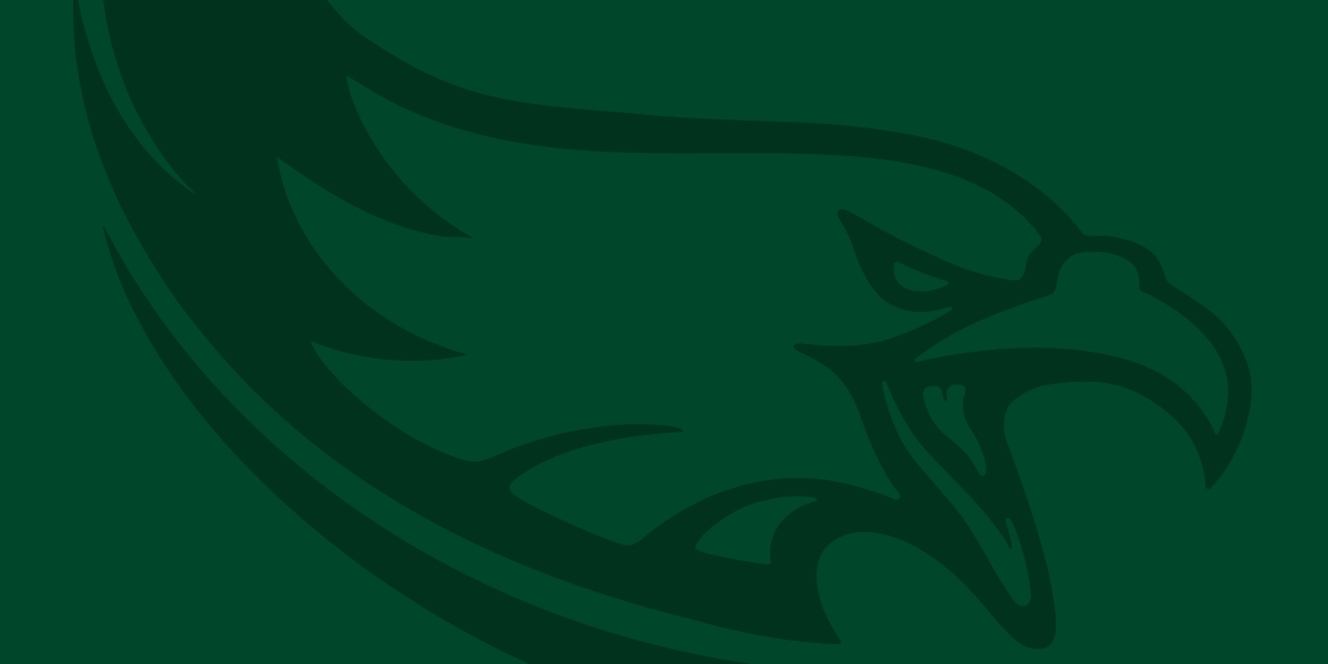 Hanna Academy hawk logo on green background.